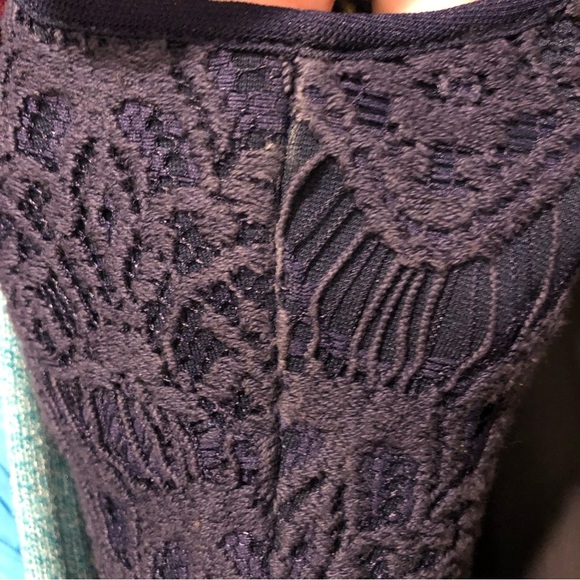 Lilly Pulitzer Rhea Crochet Lace‎ Sleeveless Dress navy Blue XS - Picture 7 of 7
